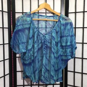 Ecote Sheer Top Size S